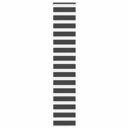 vidaXL zebrafüggönnyel fekete szövetszélesség 35,9 cm poliészter