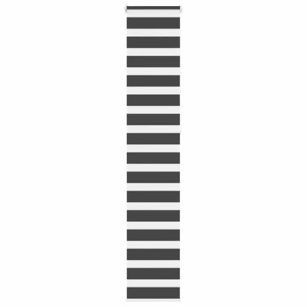 vidaXL zebrafüggönnyel fekete szövetszélesség 40,9 cm poliészter