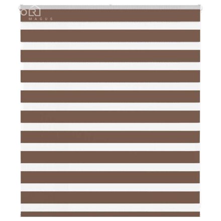 vidaXL zebrafüggönnyel barna szövetszélesség 120,9 cm poliészter