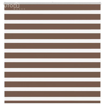 vidaXL zebrafüggönnyel barna szövetszélesség 135,9 cm poliészter