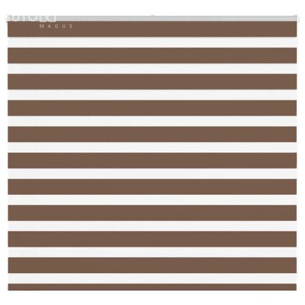 vidaXL zebrafüggönnyel barna szövetszélesség 150,9 cm poliészter
