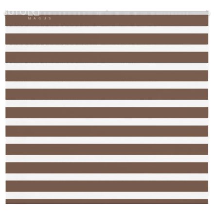 vidaXL zebrafüggönnyel barna szövetszélesség 160,9 cm poliészter