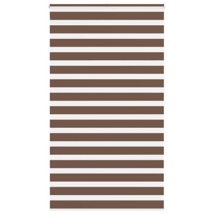 vidaXL zebrafüggönnyel barna szövetszélesség 120,9 cm poliészter