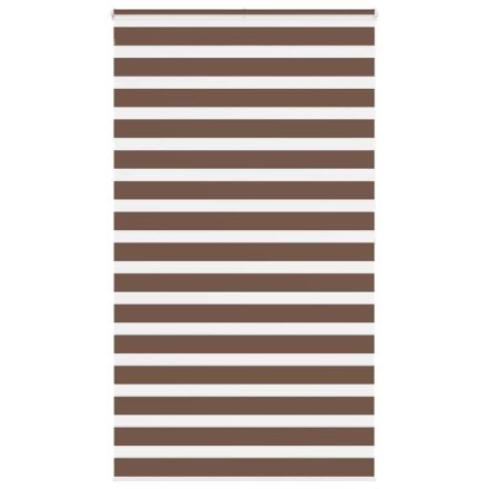vidaXL zebrafüggönnyel barna szövetszélesség 130,9 cm poliészter
