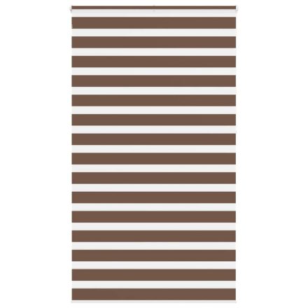 vidaXL zebrafüggönnyel barna szövetszélesség 125,9 cm poliészter