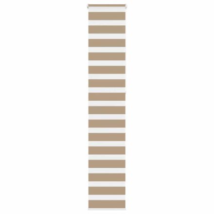 vidaXL zebrafüggönnyel homokbarna szövetszélesség 40,9 cm poliészter
