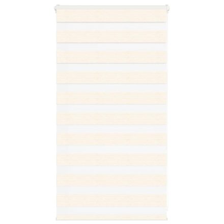 vidaXL zebrafüggönnyel márványbézs szövetszélesség 65,9 cm poliészter