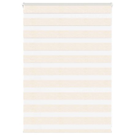 vidaXL zebrafüggönnyel márványbézs szövetszélesség 110,9 cm poliészter