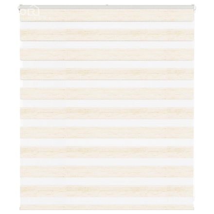 vidaXL zebrafüggönnyel márványbézs szövetszélesség 115,9 cm poliészter