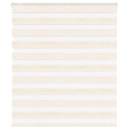 vidaXL zebrafüggönnyel márványbézs szövetszélesség 120,9 cm poliészter