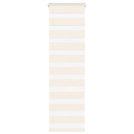 vidaXL zebrafüggönnyel márványbézs szövetszélesség 40,9 cm poliészter