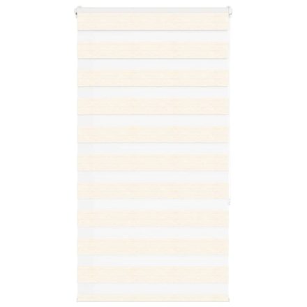 vidaXL zebrafüggönnyel márványbézs szövetszélesség 75,9 cm poliészter