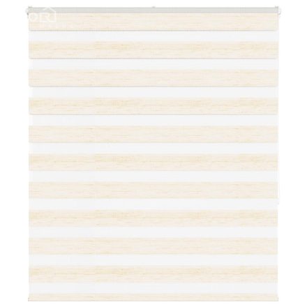 vidaXL zebrafüggönnyel márványbézs szövetszélesség 120,9 cm poliészter