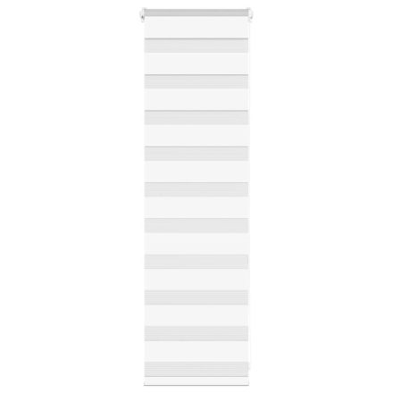 vidaXL zebrafüggönnyel fehér szövetszélesség 40,9 cm poliészter