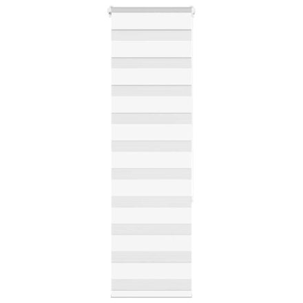 vidaXL zebrafüggönnyel fehér szövetszélesség 35,9 cm poliészter