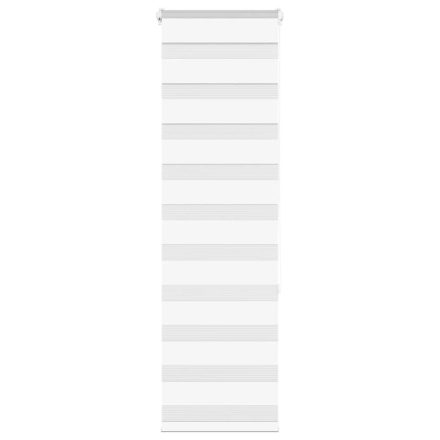 vidaXL zebrafüggönnyel fehér szövetszélesség 40,9 cm poliészter