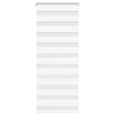 vidaXL zebrafüggönnyel fehér szövetszélesség 55,9 cm poliészter