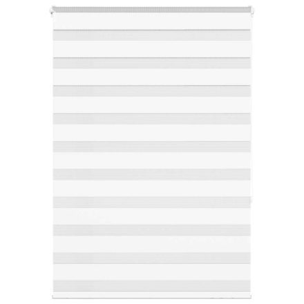 vidaXL zebrafüggönnyel fehér szövetszélesség 110,9 cm poliészter