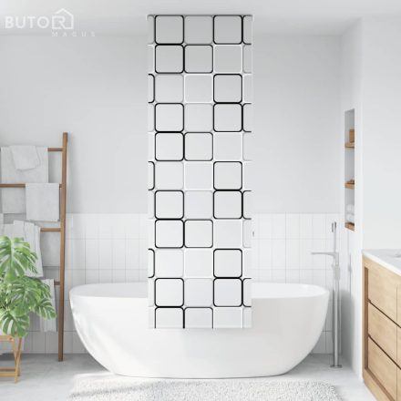 vidaXL zuhanyzó redőny 60x240 cm Szövetszélesség 56 cm