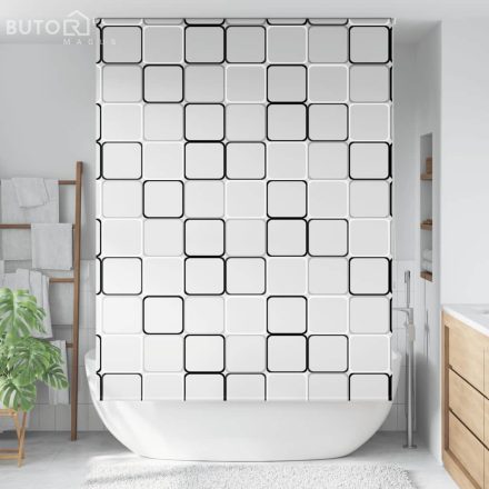 vidaXL zuhanyzó redőny 150x240 cm szövetszélesség 146 cm