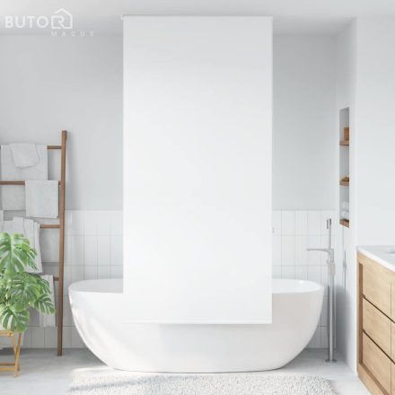 vidaXL zuhanyzó redőny 110x240 cm szövet szélessége 106 cm