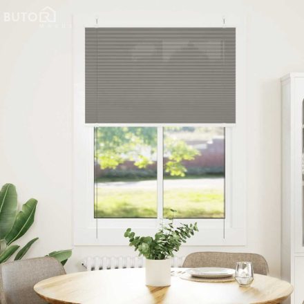 vidaXL pliszírozott redőny antracit 85x100 cm szövetszélesség 84,4 cm