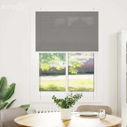vidaXL pliszírozott redőny antracit 100x100 cm szövetszélesség 99,4 cm