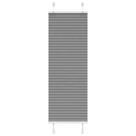 vidaXL pliszírozott redőny antracit 50x150 cm szövetszélesség 49,4 cm