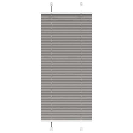 vidaXL pliszírozott redőny antracit 55x150 cm szövetszélesség 54,4 cm