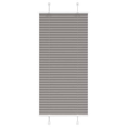 vidaXL pliszírozott redőny antracit 65x150 cm szövetszélesség 64,4 cm