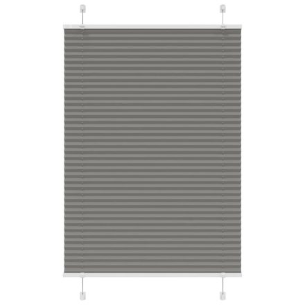 vidaXL pliszírozott redőny antracit 90x150 cm szövetszélesség 89,4 cm