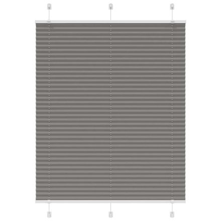 vidaXL pliszírozott redőny antracit 105x150 cm szövetszélesség 104,4cm