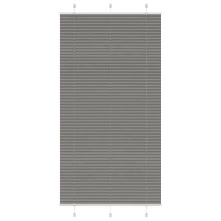 vidaXL pliszírozott redőny antracit 105x200 cm szövetszélesség 104,4cm