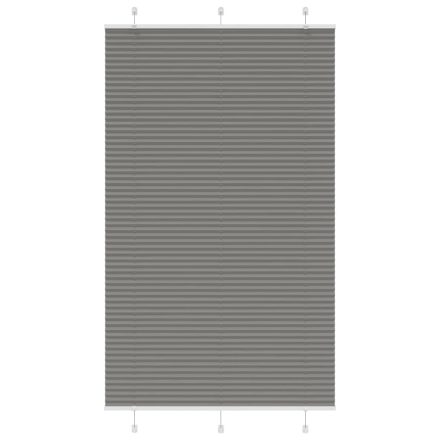 vidaXL pliszírozott redőny antracit 115x200 cm szövetszélesség 114,4cm