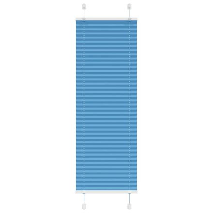 vidaXL pliszírozott redőny kék 40x100 cm szövetszélesség 39,4 cm