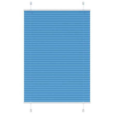 vidaXL pliszírozott redőny kék 90x100 cm szövetszélesség 89,4 cm