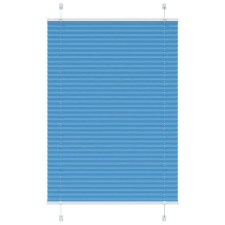 vidaXL pliszírozott redőny kék 100x100 cm szövetszélesség 99,4 cm