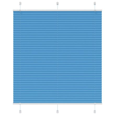 vidaXL pliszírozott redőny kék 115x100 cm szövetszélesség 114,4 cm