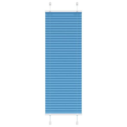 vidaXL pliszírozott redőny kék 40x150 cm szövetszélesség 39,4 cm