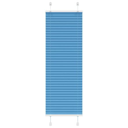 vidaXL pliszírozott redőny kék 50x150 cm szövetszélesség 49,4 cm