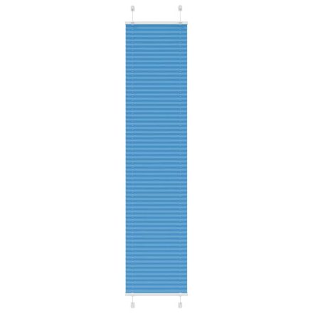 vidaXL pliszírozott redőny kék 40x200 cm szövetszélesség 39,4 cm