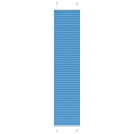 vidaXL pliszírozott redőny kék 50x200 cm szövetszélesség 49,4 cm
