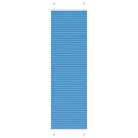 vidaXL pliszírozott redőny kék 55x200 cm Szövetszélesség 54,4 cm