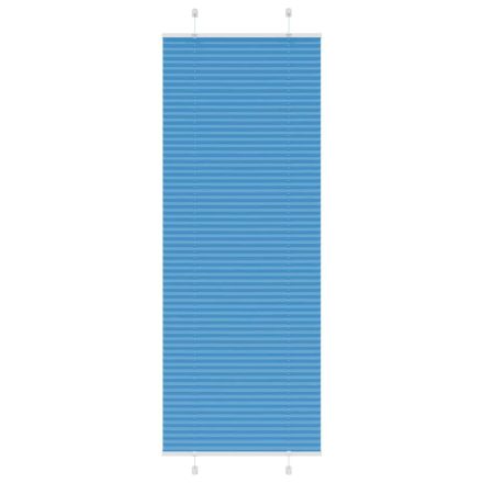 vidaXL pliszírozott redőny kék 70x200 cm szövetszélesség 69,4 cm