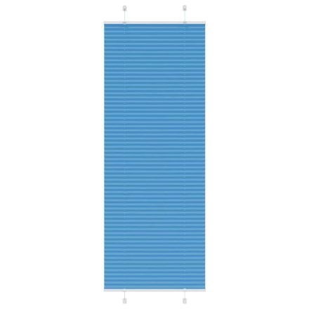 vidaXL pliszírozott redőny kék 80x200 cm szövetszélesség 79,4 cm