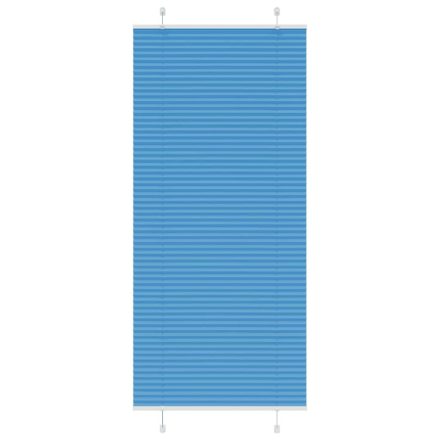 vidaXL pliszírozott redőny kék 95x200 cm Szövetszélesség 94,4 cm