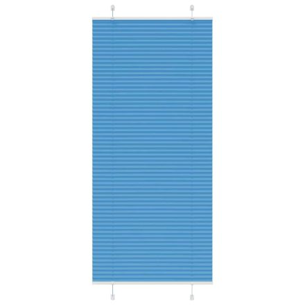 vidaXL pliszírozott redőny kék 100x200 cm szövetszélesség 99,4 cm