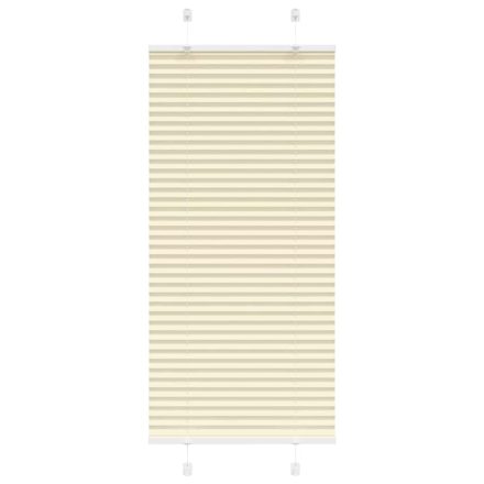 vidaXL pliszírozott redőny krém 60x150 cm szövetszélesség 59,4 cm