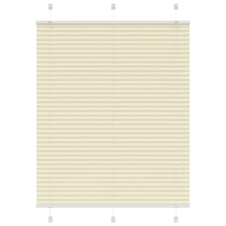 vidaXL pliszírozott redőny krém 105x150 cm Szövetszélesség 104,4 cm