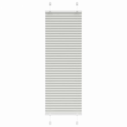 vidaXL pliszírozott redőny világosszürke 50x100 cm szövetszélesség